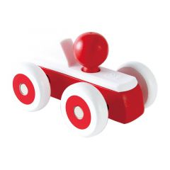 Hape E0064A  Деревянная игрушка. Машинка Красная