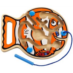 Hape E1700A Деревянная игрушка. Магнитный лабиринт рыбка
