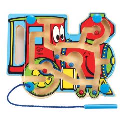 Hape E1701A Деревянный Поезд Чу-Чу - Магнитный лабиринт-головоломка