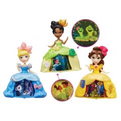 Hasbro Disney Princess B8962 Маленькая кукла принцесса в платье с волшебной юбкой