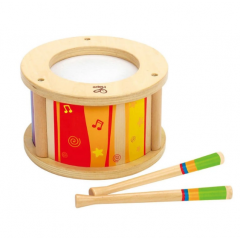 Hape E8167A Деревянная музыкальная игрушка - Маленький барабан