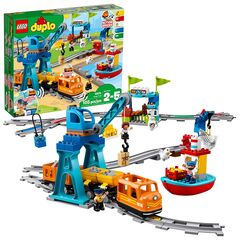 Lego Duplo 10875 Грузовой поезд