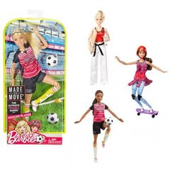 Mattel Barbie DVF68 Кукла Барби Спортсменка из серии «Безграничные движения»