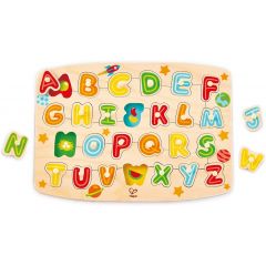 HAPE E1505B Пазлы с изображением алфавита “Alphabet Peg Puzzle”