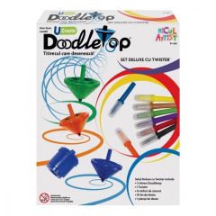 Noriel INT_N0755 Волчок, который рисует, серия Маленький Художник Doodletop Twister Deluxe Kit