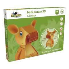 Noriel NOR1207 Мини пазл 3D - Кенгуру, 14 детелей
