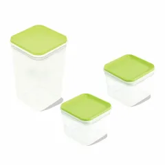 169060 Container alimentar pentru pastrare cereale ALEANA 2.25 l, 11x11x28cm "Fix"
