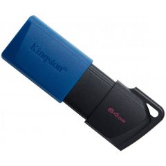 64GB  USB3.2  Kingston DataTraveler Exodia M Blue (Read 100 MByte/s, Write 12 MByte/s)  DTXM/64GB