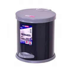 Cos gunoi inox Hermes 12.0 l, cu pedala, black