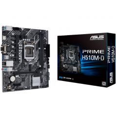 MB ASUS PRIME H510M-D mATX, CPU, Intel Socket LGA1200 for 11th Gen& 10th Gen, Intel® Core ,  Memory, 2DDR4 (Dual Channel), Max Memory 64GB, Graphic, I
