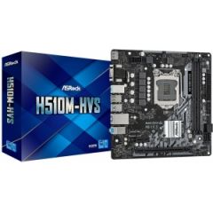 MB ASRock H510M-HVS, Socket 1200, Intel H510, (11/10th Gen CPU) Dual 2xDDR4-3200, CPU Intel graphics, VGA, HDMI, 1 x PCIe 4.0 x16, 1xPCIe 3.0 X16, 1xP