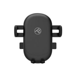 Suport auto pentru telefon Tellur CMH10, negru, Easy one-hand Operation, 360° rotation, Safe clamping, Suitable for most air vents, Thickened silicone