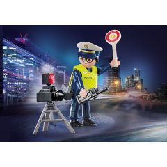 PM70305 Police Officer with Speed Trap
