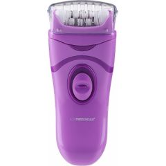 Epilator Esperanza COPACABANA EBD002V Violet, Detachable head - can be washed under running water 2 speed levels depilation, Power supply: batteries 3