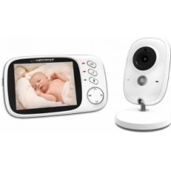 Baby monitor Esperanza JACOB EHM002, LCD 3.2",  Range: 50m indoor, 260m outdoor, Automatic night vision, VOX function, Long battery life (up to 20 hou