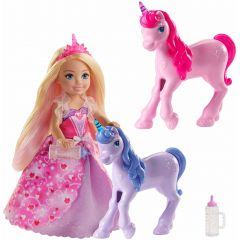 Mattel Barbie Dreamtopia GJK17 Игровой набор ,,Челси и единороги&#x27;&#x27;