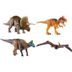 Mattel Jurassic World GJN64 Фигурка динозавра ,,Опасные противники Трицератопс&#x27;&#x27; со звуком