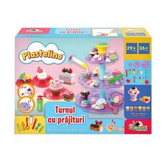 Noriel Plastelino INT3558 Игровой набор Turnul de prajiturele