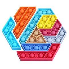 Pop It 61118 Игрушка Антистресс Octogon Puzzle Multicolor