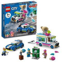 Lego City 60314 Конструктор Погоня полиции за грузовиком с мороженым