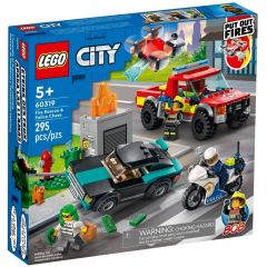 Lego City 60319 Конструктор Пожарная бригада и полицейская погоня - cump?ra ?n Chi?in?u, Moldova - UNO.md