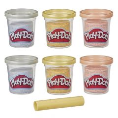 Hasbro Play-Doh E9433 Масса для лепки Metallics Compound Collection