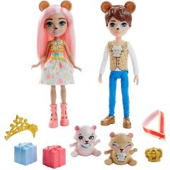 Mattel Enchantimals GYJ07 Игровой набор Королевская семья медведей