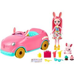 Enchantimals HCF85 Набор игровой Автомобиль Бри Кроли с куклой и аксессуарами