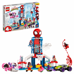 Lego Marvel Spidey and His Amazing Friends 10784 Конструктор Spider-Man Webquarters Hangout - cump?ra ?n Chi?in?u, Moldova - UNO.md
