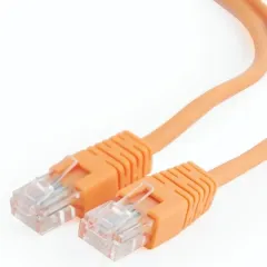 Patch cord Cablexpert PP12-0.5M/O, CAT5e UTP, 0,5m, Portocaliu
