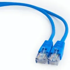 Патч-корд Cablexpert PP12-1M/B, CAT5e UTP, 1м, Синий