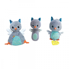 Noriel Bebe INT6399 Погремушка Bufnite Prietenoase Albastre