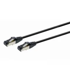 Patch cord Cablexpert PP8-LSZHCU-BK-0.5M, Cat8 S/FTP, 0,5m, Negru