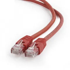 Patch cord Cablexpert PP6U-0.5M/R, Cat6 UTP, 0,5m, Rosu