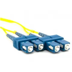 Fiber optic patch cords, singlemode Duplex SC-SC, 1m