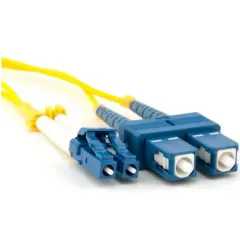 Fiber optic patch cords, singlemode Duplex LC-SC, 1m