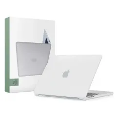 Husa pentru laptop Tech Protect Smartshell Macbook Air 13 (2022), 13.6", Policarbonat, Matte Clear