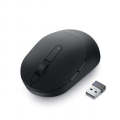 Dell Pro Wireless Mouse - MS5120W - BLACK, dual-mode connectivity - 2.4GHz wireless and a Bluetooth 5.0, 1600 dpi, 1 x AA Battery, 3 years Advanced Ex