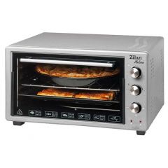 Electric Oven Zilan ZLN3130 Helson grey 45L, 1 x enamel round tray, 1 x enamel square tray