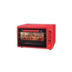 Electric Oven Zilan ZLN5320  Gusto red 38L, 1 x enamel round tray, 1 x enamel square tray