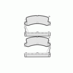 Колодки DBS3025 SP106 T0017