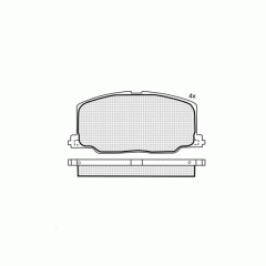 Колодки DBS3043 SP123 T0042
