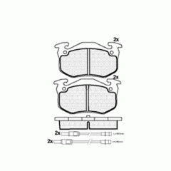 Тормозные колодки DBS2034 SP190/SP385 T6028