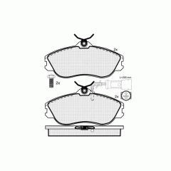 Тормозные колодки DBS2103 SP235 T5052