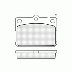 Колодки DBS3014 SP159 T0843