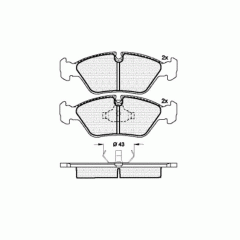 Колодки DBS2038 SP158 T0413