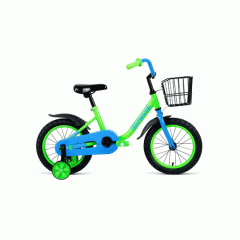 Велосипед детский FORWARD BARRIO 14 (14" 1 ск.) 2019-2020, зеленый