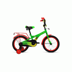 Велосипед детский FORWARD CROCKY 16 (16" 1 ск.) 2020-2021, зеленый/желтый