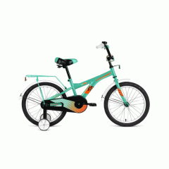 Велосипед детский FORWARD CROCKY 18 (18" 1 ск.) 2020-2021, бирюзовый/оранжевый