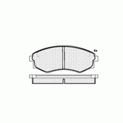Тормозные колодки DBS3048 SP151 T3041 Hyundai Lantra Sonata пер.
